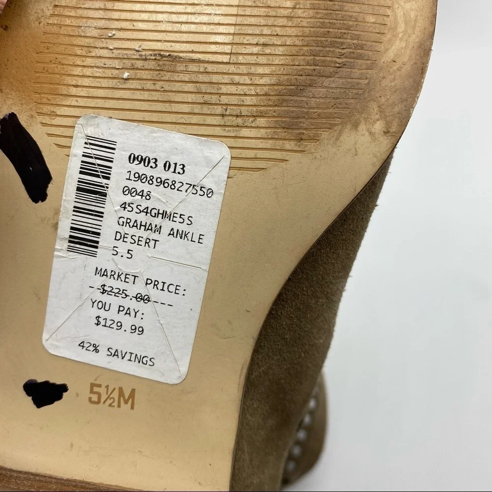 Michael Kors-Soft Suede Laser Cut Midi Boot 5.5 - Picture 8 of 9